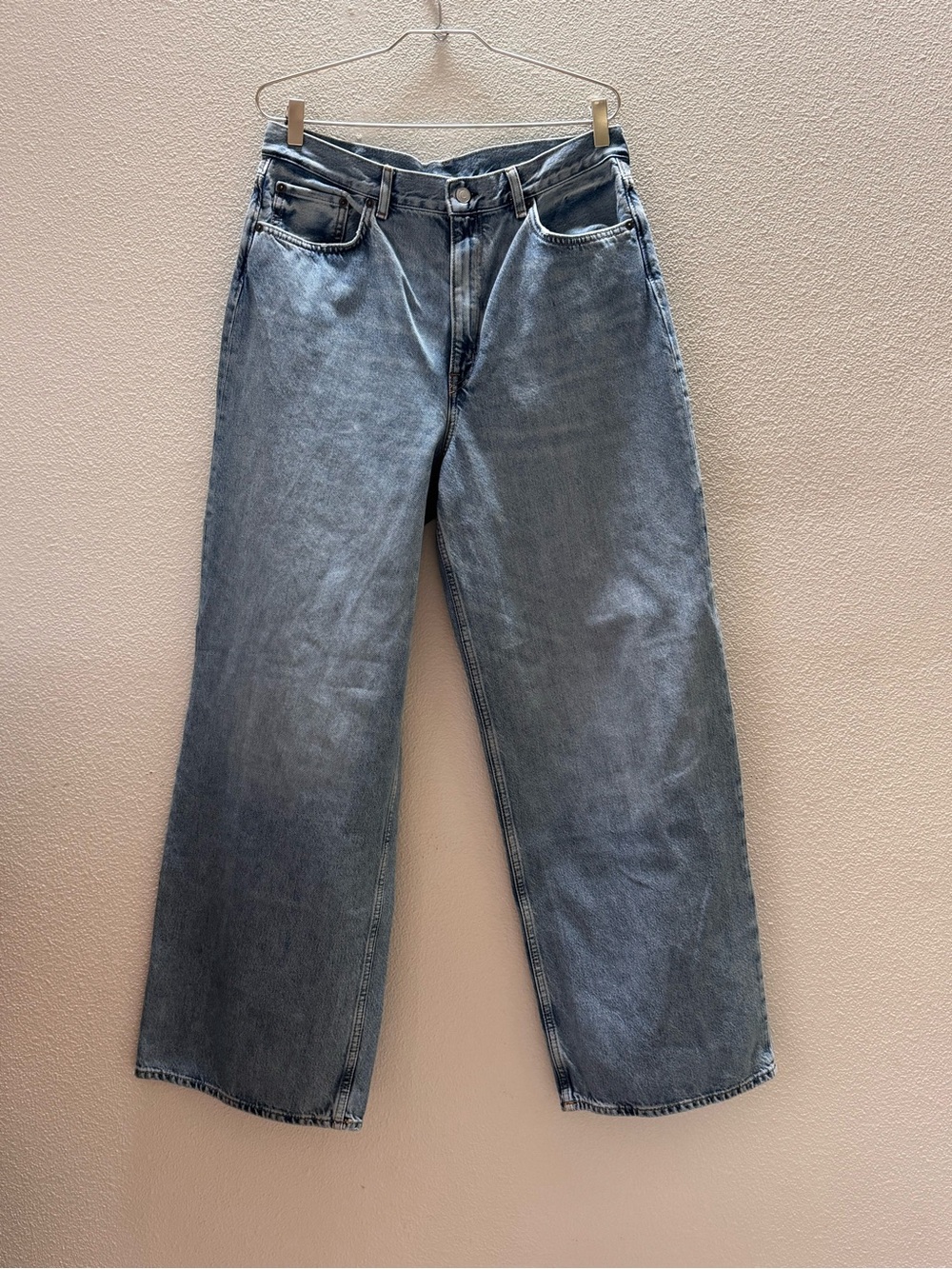COS Relaxed Straight Jeans in Light Blue Denim